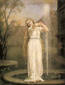 John William Waterhouse: Undine (1872, olje na platnu).